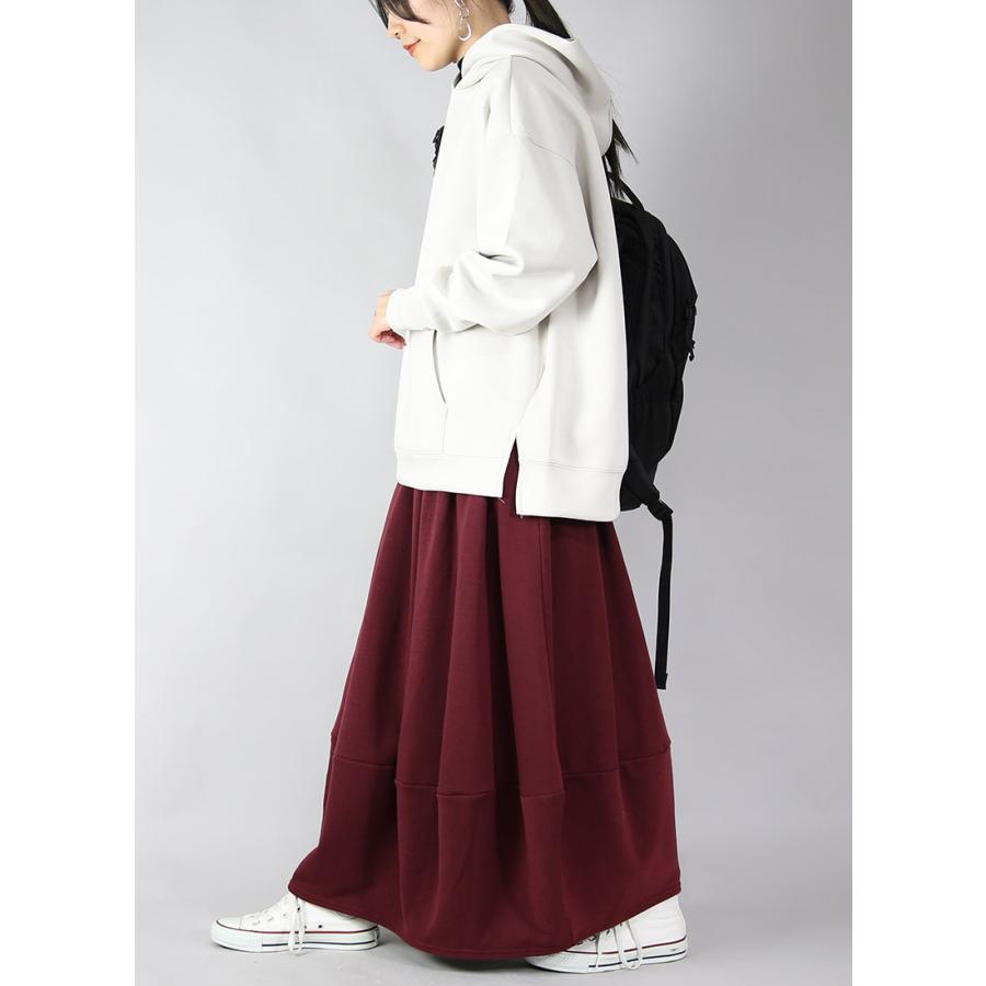 コーデセット レディース 3点 スカート パーカー ニット インナー 裏起毛 裏シャギー トップス ボトムス 体型カバー 秋 冬 ゆったり M 送料無料 福袋 おしゃれ |  | 07