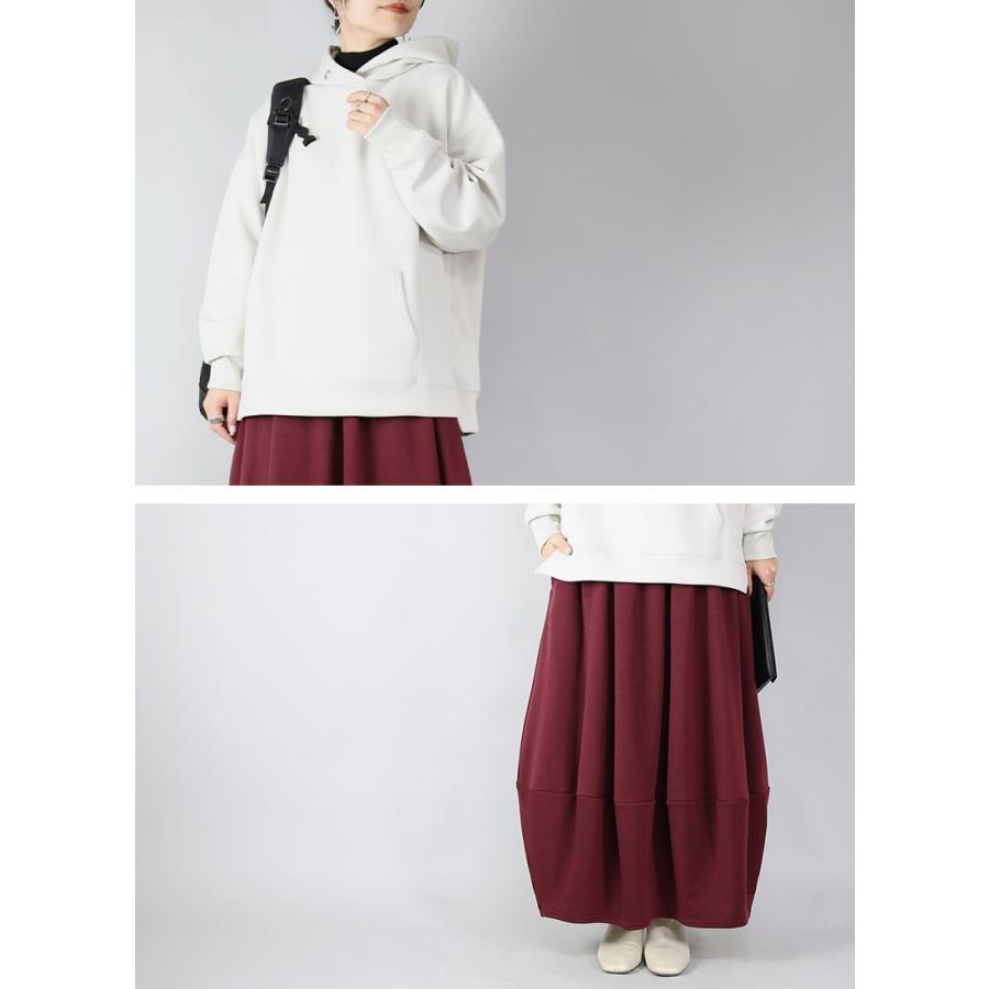 コーデセット レディース 3点 スカート パーカー ニット インナー 裏起毛 裏シャギー トップス ボトムス 体型カバー 秋 冬 ゆったり M 送料無料 福袋 おしゃれ |  | 08