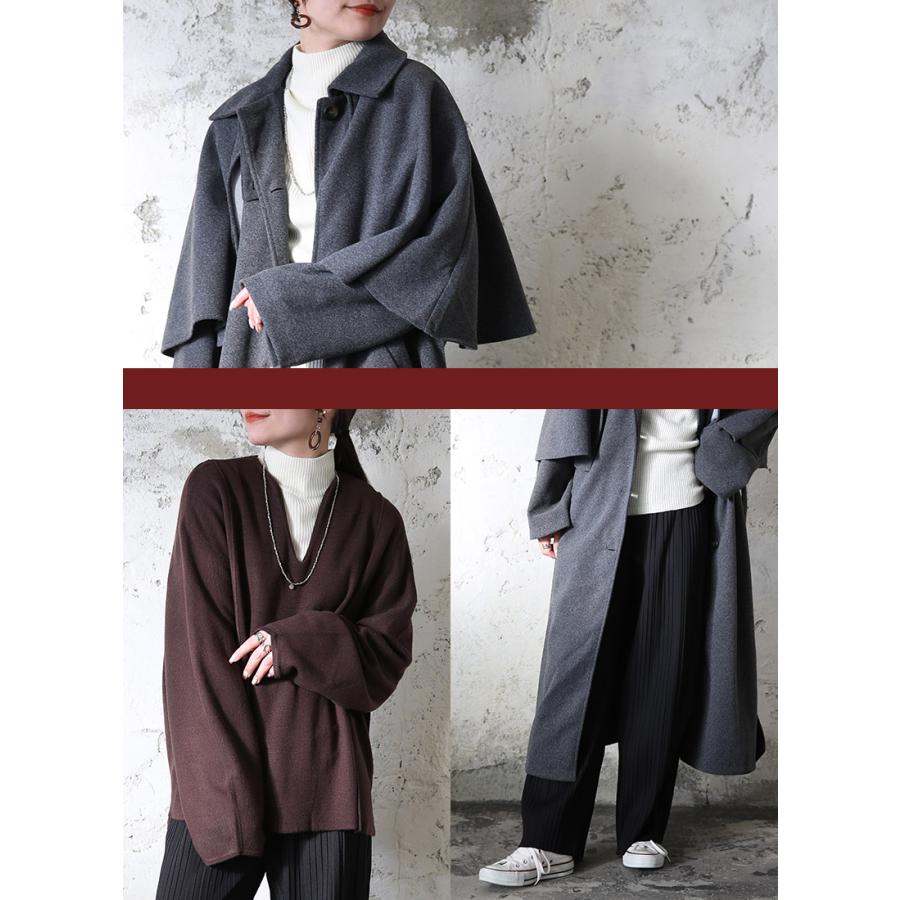 福袋 2026 レディース 5点セット ニット コート アウター 裏起毛 プリーツパンツ トップス ボトムス ゆったり 秋 冬 おまけ付 おしゃれ | and it_ | 06