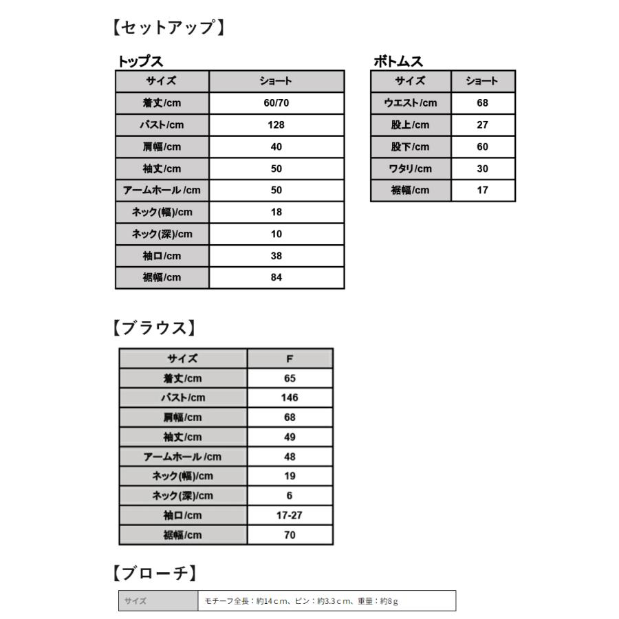 コーデセット レディース 4点 セットアップ ジャケット パンツ ブラウス アクセ ブローチ トップス ボトムス 体型カバー 送料無料 福袋 おしゃれ | and it_ | 11