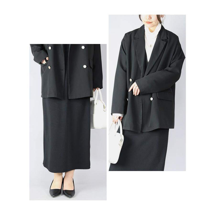 コーデセット レディース 3点 ワンピース ジャケット tシャツ カットソー アウター トップス ボトムス 体型カバー 春 秋 冬 ゆったり M 送料無料 福袋 おしゃれ | and it_ | 08