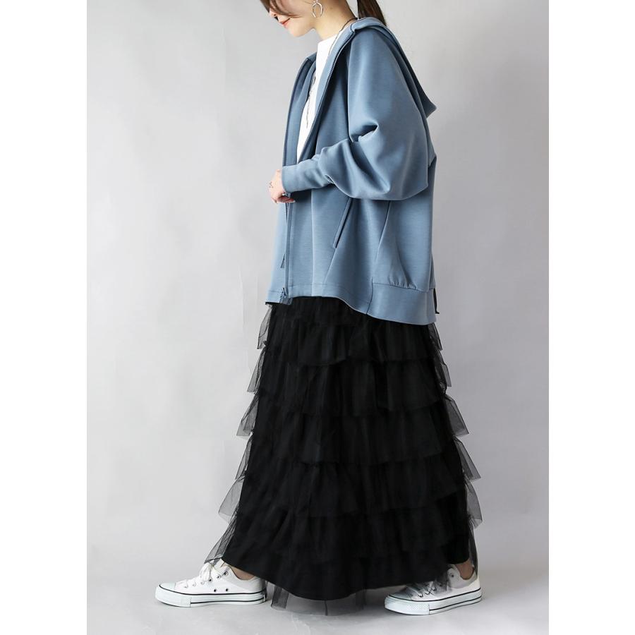 爆買 コーデセット レディース 3点 パーカー カットソー スカート トップス ボトムス 体型カバー 春 秋 白 M 送料無料 福袋 おしゃれ | and it_ | 07