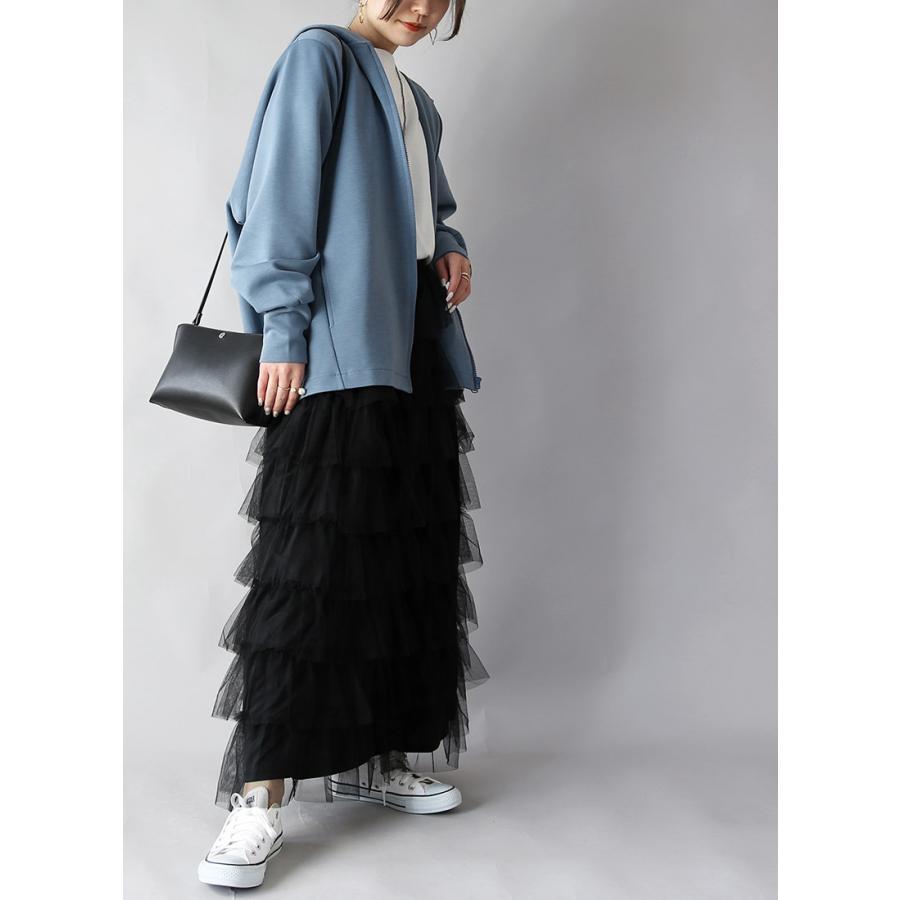 爆買 コーデセット レディース 3点 パーカー カットソー スカート トップス ボトムス 体型カバー 春 秋 白 M 送料無料 福袋 おしゃれ | and it_ | 09