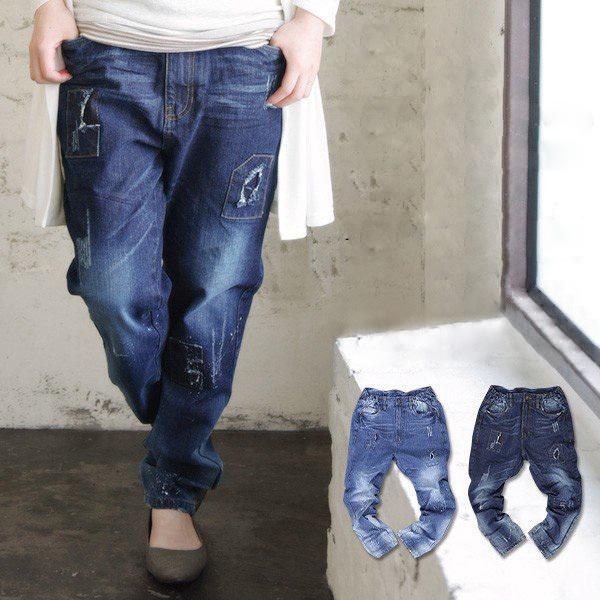 レディース デニムパンツ デニムパンツ ジーンズ リメイクデニム ボトムス ジーパン ジーンズ 代 30代 40代 おしゃれ W アンドイット And It レディース 通販 Yahoo ショッピング