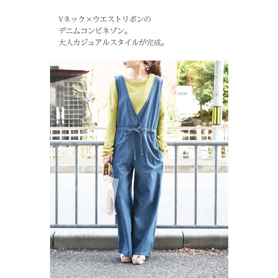 サロペット・オーバーオール・オールインワン ta30 and it_ サロペット 40代 30代 20代 デニム コーデ パンツ
