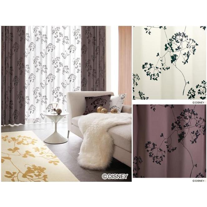 Disney（ディズニー） カーテン 100x200cm ミッキー/トウィッグリーフ