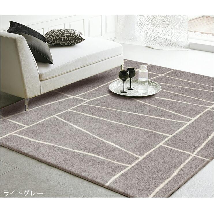 プレーベル ラグマット ラグ 省エネラグ ジオーニ 約2畳 190×190cm