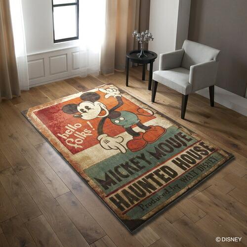 ディズニー ラグ カーペット ミッキー ホーンテッドハウスラグ 約1 5畳 140 0cm Drm 1035 Mickey Haunted House Rug 日本製 And Luce アンドルーチェ 通販 Yahoo ショッピング