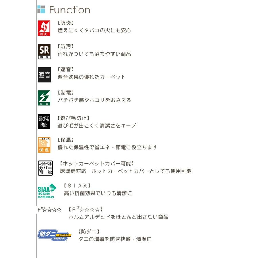 カーペット 本間 10畳 382×477cm NEW AS WORLD 日本製 防汚 防炎 抗菌 防ダニ 遊び毛出にくい 絨毯 じゅうたん ラグ ラグマット 10帖 アスワン 床暖房対応 P01 家具、インテリア カーペット、ラグ、マット