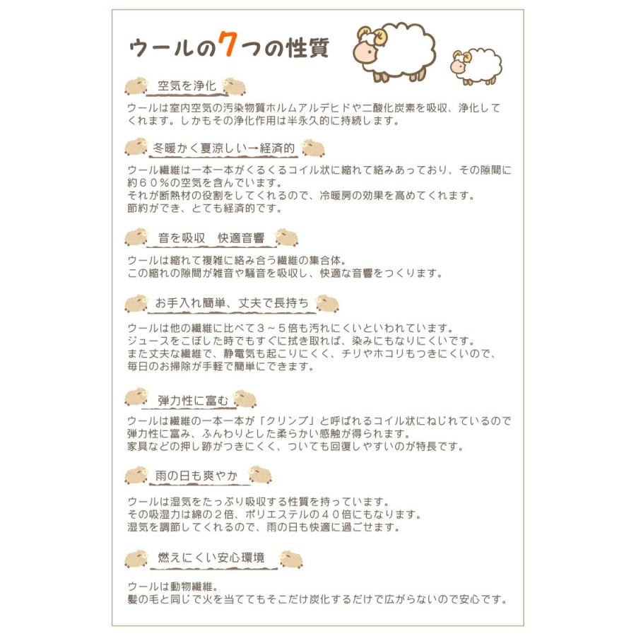プレーベル ラグ ラグマット おしゃれ ウール100％ ヘレン 190×240cm