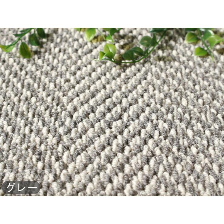 プレーベル　ラグ　カーペット　190×190cm グレー　クリーニング済み プレーベル 190×240cm カーペット 日本製 約3畳 節電 オール