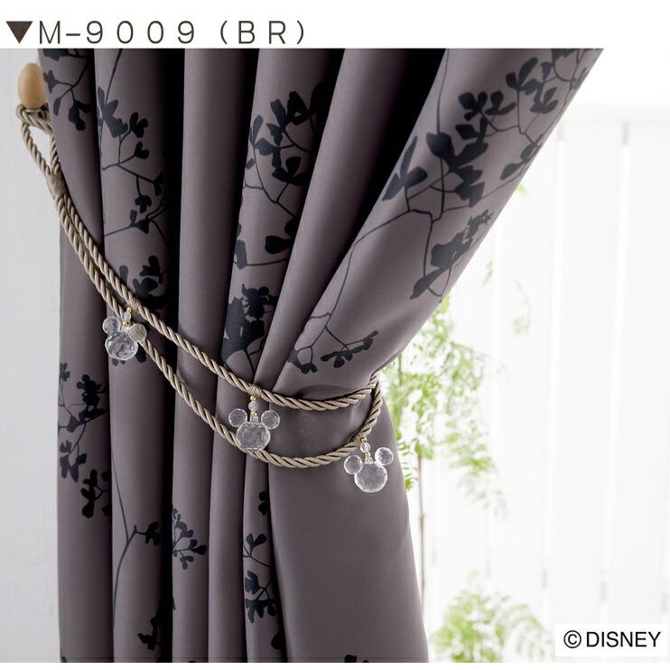 ディズニー カーテンタッセル 70cm ２本入り ミッキー トリプルクリスタルミッキー タッセル 北欧 おしゃれ かわいい Disney Mickey S01 家具 インテリア