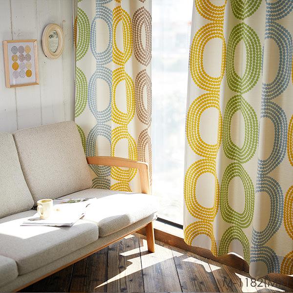 ディズニー 遮光 カーテン Disney MICKEY ミッキー Dot ring / ドットリング 100×200cm (1枚入り) 【遮光2級/遮光3級/ウォッシャブル/形状記憶/ドット】 | スミノエ | 05