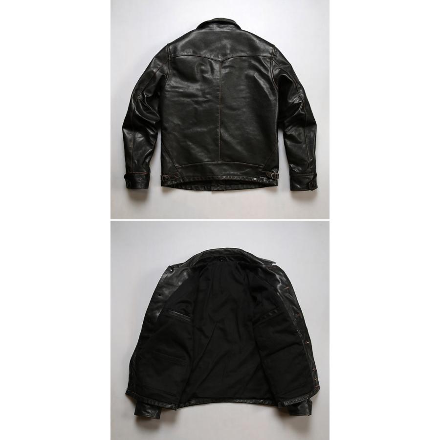 革ジャン 本革 ホースハイド 馬革 メンズ レザージャケット
