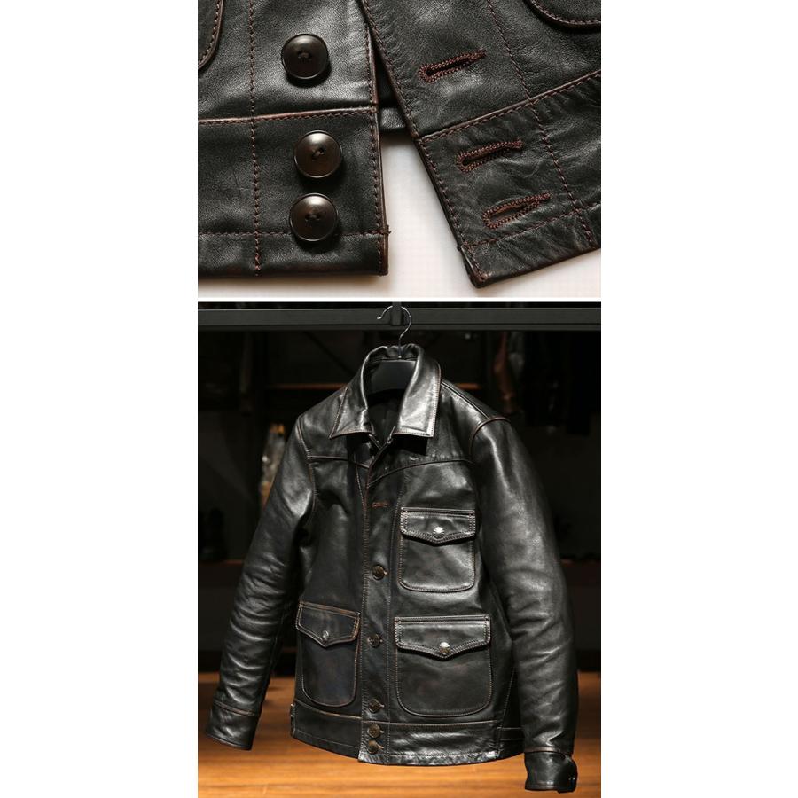 革ジャン 本革 ホースハイド 馬革 メンズ レザージャケット