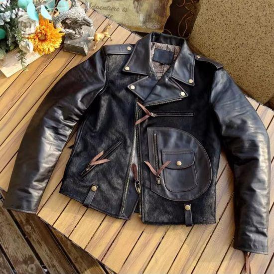 少量生産 革ジャン 本革 馬革 ホースハイド メンズ レザージャケット