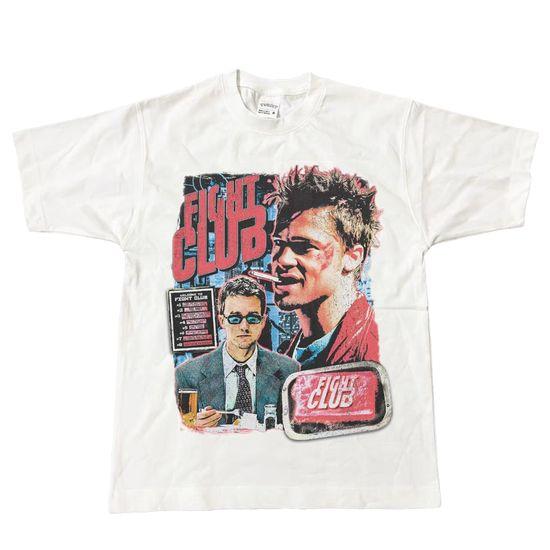 メンズ レディース半袖Tシャツ 映画 アートTシャツ FIGHT CLUB