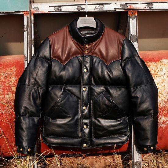メンズ アウター 革ジャンレザージャケット 本革 ダウンジャケット 90 ダックフェザー使用 ブラウン ブラック 代引き不可商品 送料無料 Lj0035 レザーショップ アンドミート 通販 Yahoo ショッピング