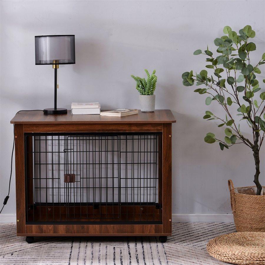 開梱 設置 無料 犬 送料無料 ペットケージ 犬 インテリアウッディサークル ペットケージ ペットサークル ペット用 ペット 犬用 犬 サークル 木目調 屋根付き ゲージ ケージ 犬小屋 屋外サークル