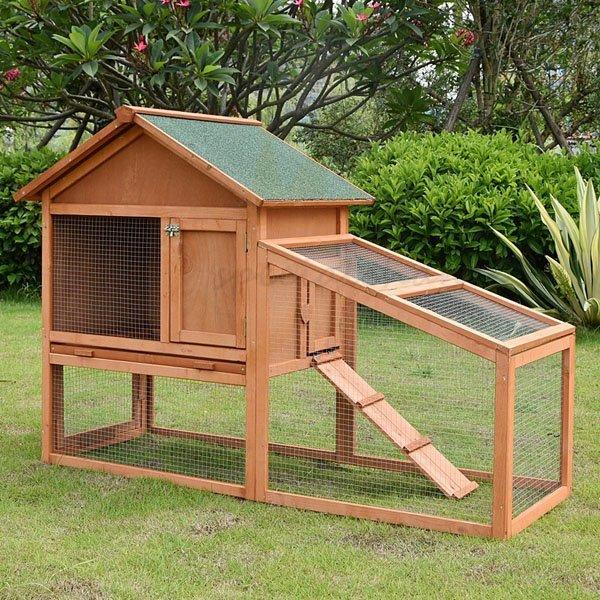 透明なドア 別荘 ペットケージ飼育ケージ 屋外 小動物 組立式 鶏 野外 鴨 鳥かごかご うさぎ 二重 屋外 野外 庭用 組立式 天然杉材 防腐材 木製 lcl Andモア