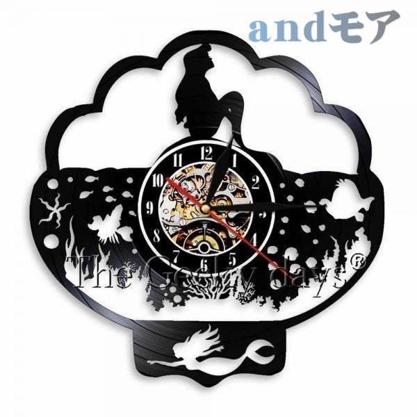 30cm 壁掛け時計 レコード盤 壁掛け時計 リトルマーメイド アリエル 映画 ディズニー 映画 アニメ エコ 人気 エコ インテリア ディスプレイ Czja148 Andモア ipc 超爆安大特価セール