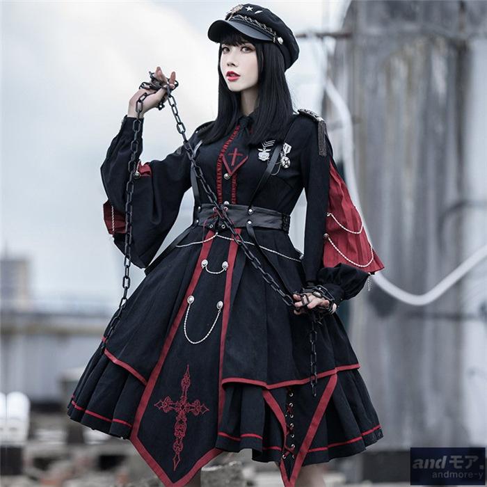 通販 店舗 ワンピース 長袖 ゴスロリ 軍ロリ コスプレ ロリータ コスチューム 可愛い コスチューム クール qiyならショッピング ランキングや口コミも豊富なネット通販 更にお得なpaypay残高も スマホアプリも充実で毎日どこからでも気になる商品をその場で