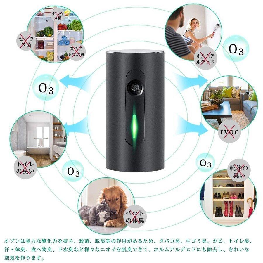 期間限定特価 オゾン脱臭機除菌ミニ空気清浄機オゾン発生器小型脱臭機30日長持ち充電式エアクリーナーオゾン脱臭機冷蔵庫車靴箱3 7畳対応ブラック 人気満点 Turningheadskennel Com