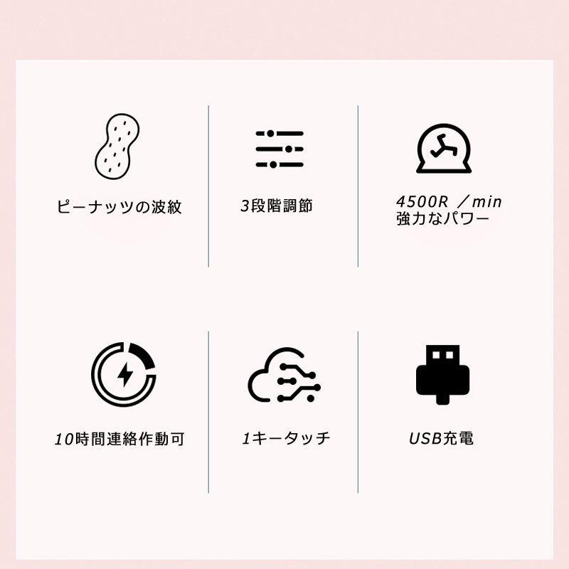 代引き手数料無料 ミニ電動フォームローラー 最新版 ピーナッツ形 振動 強力 ヨガポール パワーローラーエス Usb充電式 筋膜リリース ストレッチローラー トリガーポイント Wantannas Go Id