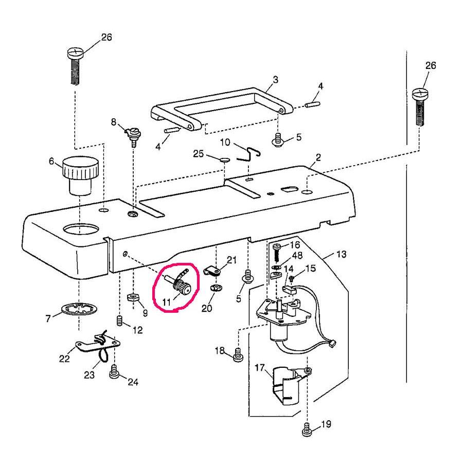 ジャノメ　職業用ミシン用プリテンション（組） |  | 03