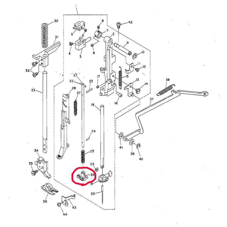 JUKI　家庭用ミシン（HZL-7000シリーズ）用針糸通しフックホルダー　 | JUKI | 02