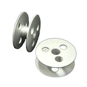 アルミボビン（総合送りミシン用・3つ穴付）寸法：直径28＊幅11ミリ | 