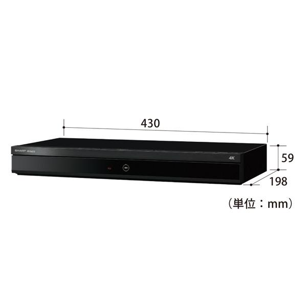 SHARP（シャープ） AQUOS 4Kレコーダー 4Kチューナー内蔵 ブルーレイ