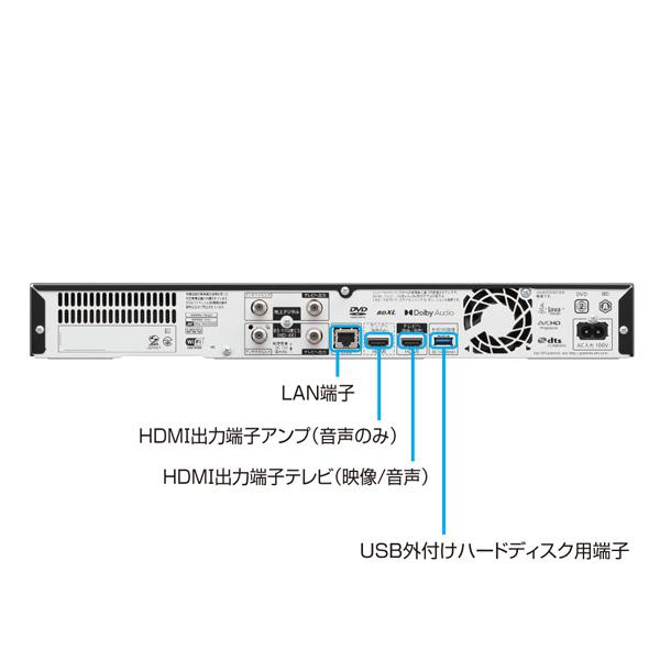 SHARP（シャープ） AQUOS 4Kレコーダー 4Kチューナー内蔵 ブルーレイ