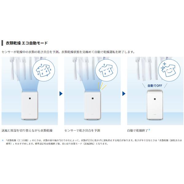 SHARP シャープ 衣類乾燥除湿機 ハイブリッド方式 CV-SH150-W SHARP シャープ 衣類乾燥除湿機 ハイブリッド方式 CV-SH150-W