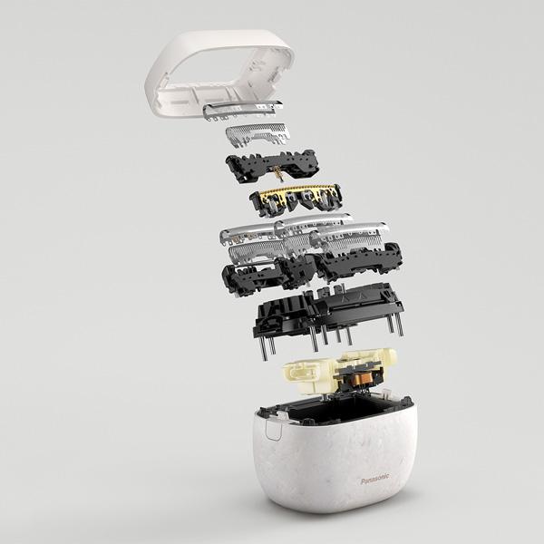 パナソニック ラムダッシュ パームイン ES-PV6A-K [マーブルブラック