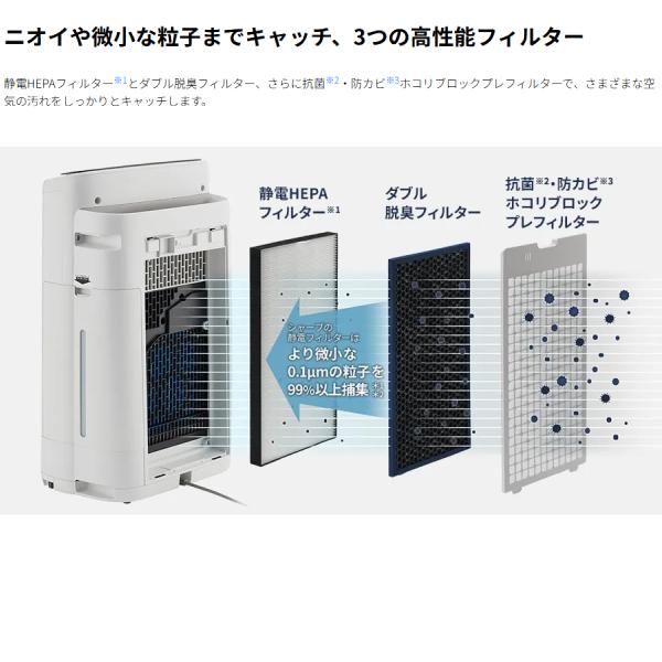 SHARP（シャープ） 加湿空気清浄機 KI-US50-H [グレー系] : あんどんや