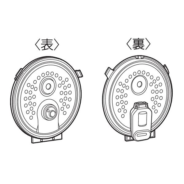 三菱電機 炊飯器用 純正品 交換用 部品 放熱板組立(内蓋/内フタ 三菱電機 炊飯器用 純正品 交換用 部品 放熱板組立(内蓋/内フタ