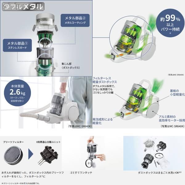 プチサイクロン パナソニック ダブルメタル サイクロン式キャニスター