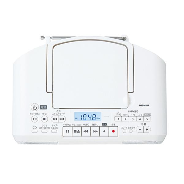 【新品】TOSHIBA TY-CDS9 CDラジオカセットレコーダー TOSHIBA（東芝） AUREX CDラジオカセットレコーダー TY-CDS9(W