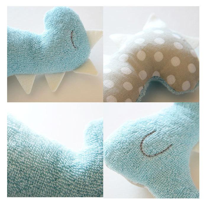 今治タオル（imabari towel） ラトル 赤ちゃん ガラガラ 恐竜 怪獣