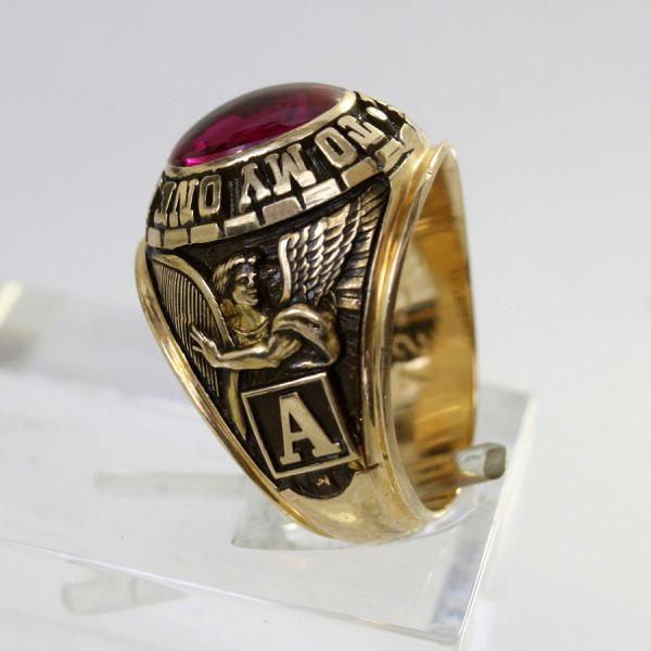 ナバホ族14金（14k）イーグルカレッジリング