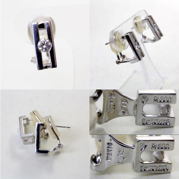 ◎中古美品◎VERITE プラチナ ダイヤ 0.30ct ピアス : 安藤商事