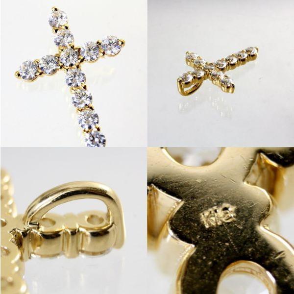 K18 ペンダントトップ クロス アンリ キリスト像 レディース 中古 美品