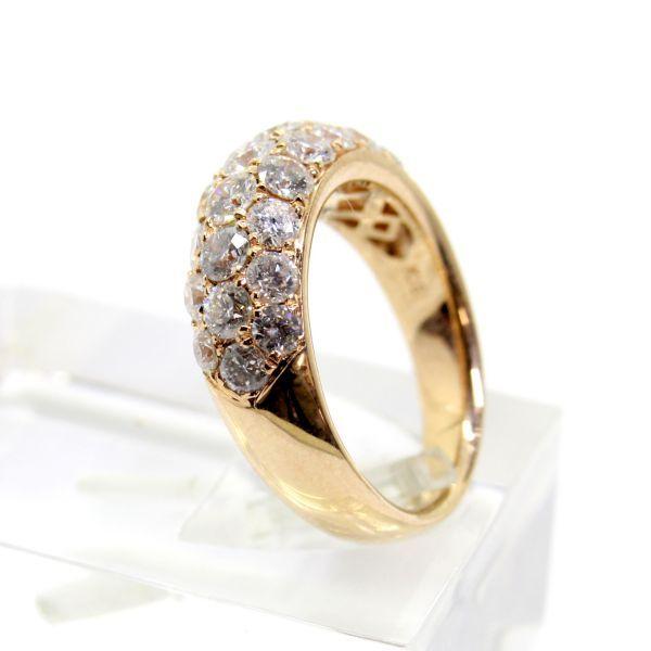 ◎中古美品◎18金PG ダイヤ 2.02ct リング 11.5号 : 安藤商事