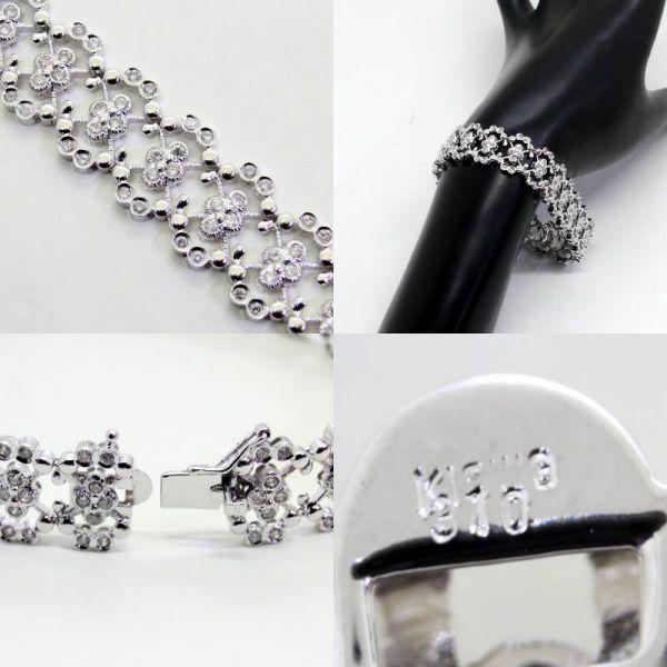 ◎中古美品◎18金WG ダイヤ 3.10ct ブレスレット : 安藤商事ヤフー 