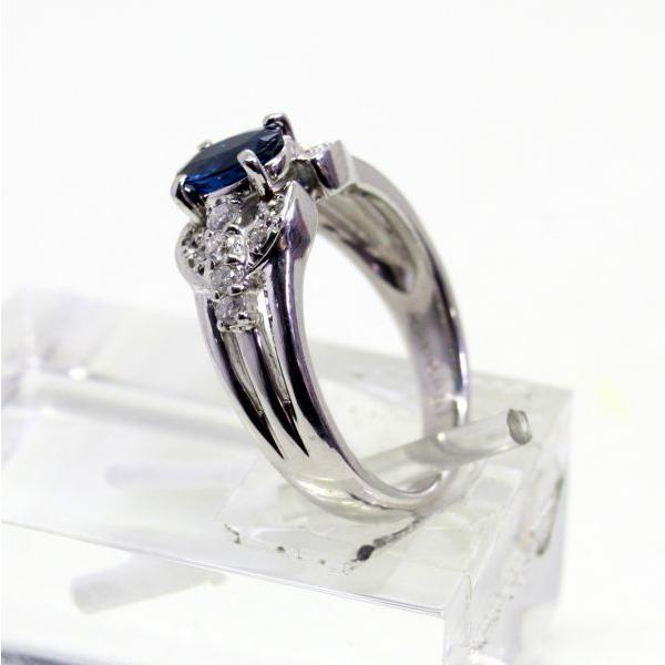 ◎中古美品◎プラチナ アパタイト 0.651ct ダイヤ 0.22ct