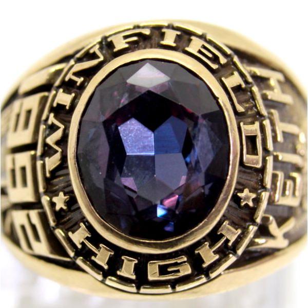◎中古美品◎10金 カレッジリング 24号 : 安藤商事ヤフーショップ