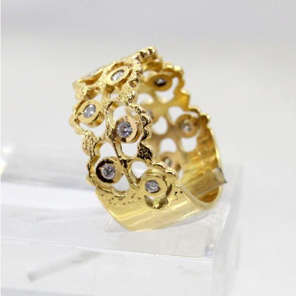 ◎中古美品◎18金 ダイヤ 0.265ct リング 14号 : 安藤商事ヤフー 