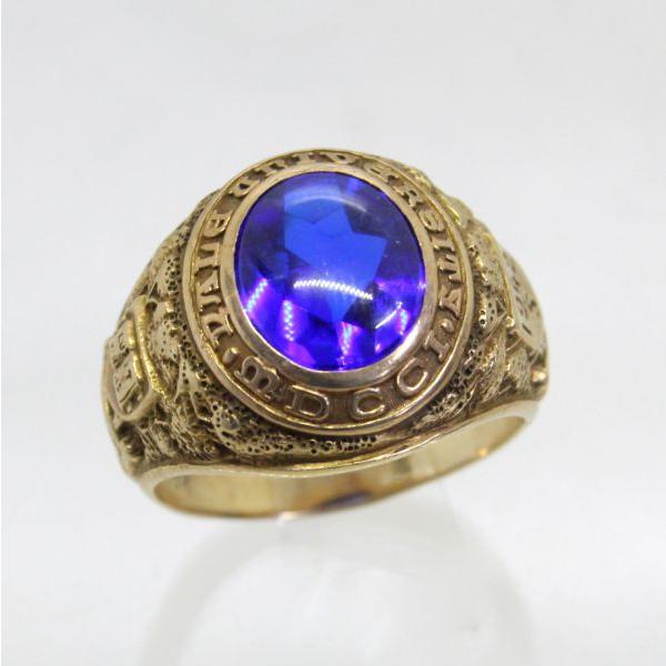 ◎中古美品◎10金 カレッジリング 24号 : 安藤商事ヤフーショップ