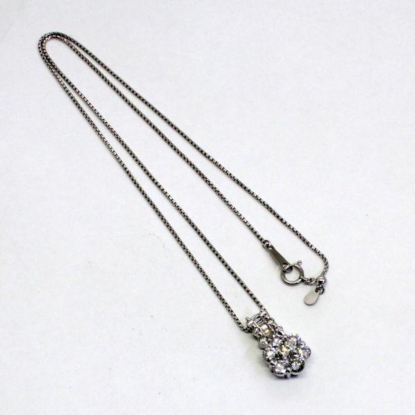 ◎中古美品◎プラチナ ダイヤ 2.00ct ペンダント付ネックレス : 安藤 